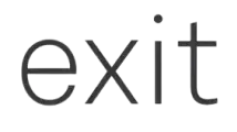 Logo of exit