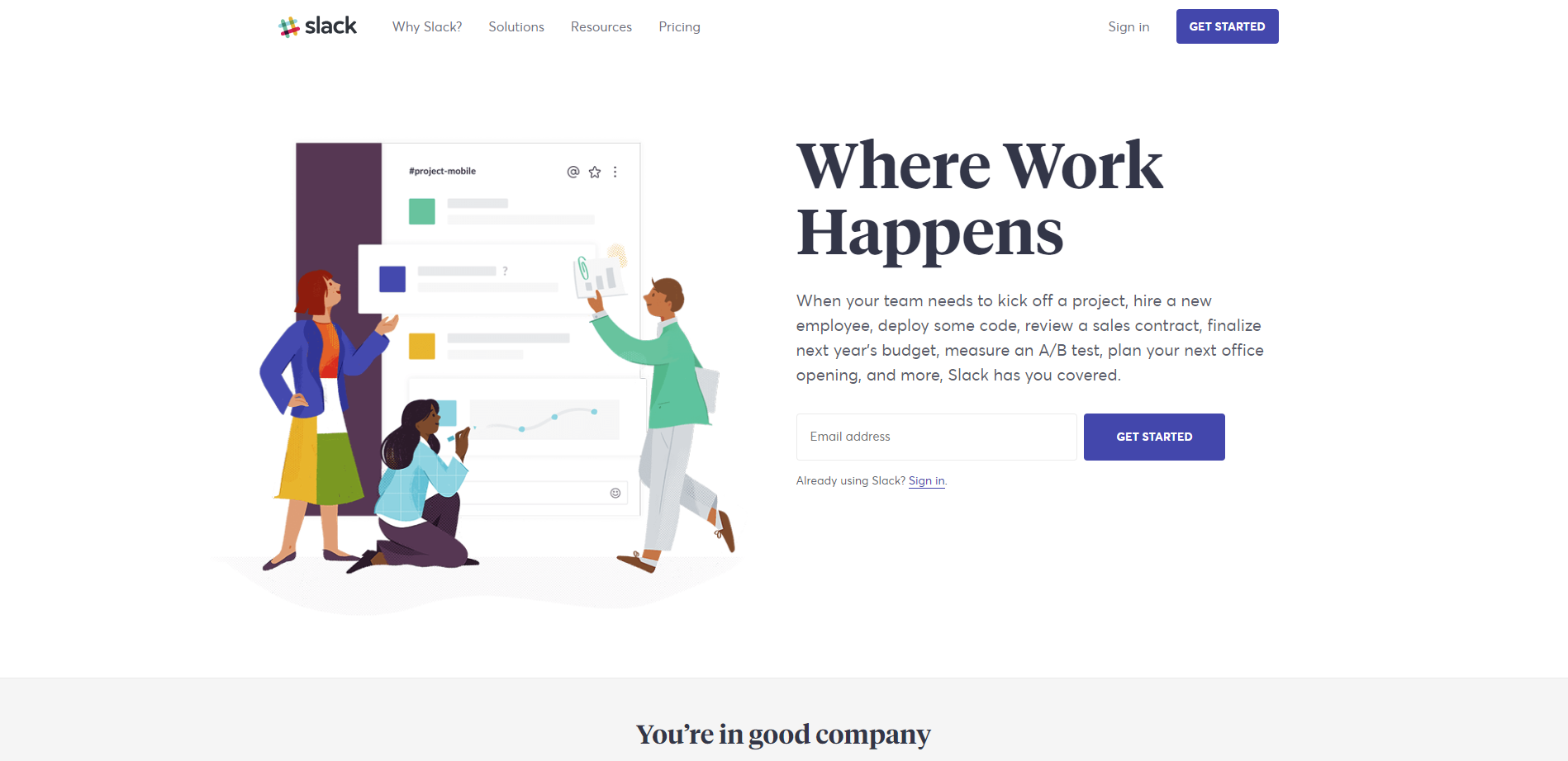 Slack sales productivity tool lets team members chat in real time Slack sales productivity tool lets team members chat in real time